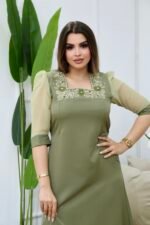 فستان كاميليا-أخضر - الصورة 3