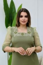 فستان كاميليا-أخضر