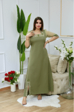 فستان كاميليا-أخضر - الصورة 6