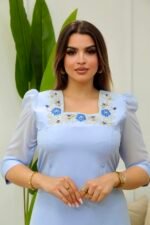 فستان كاميليا-أزرق