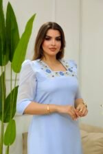 فستان كاميليا-أزرق - الصورة 2